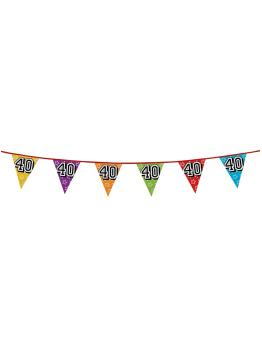 Banderines con número 40