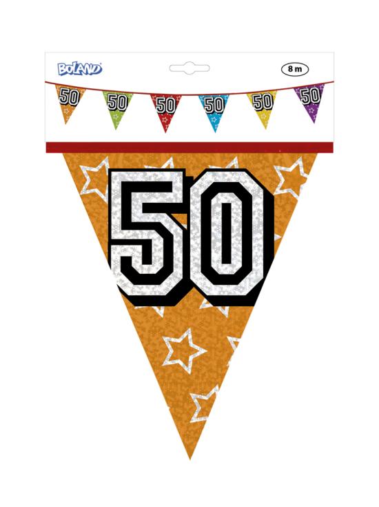Banderines con número 50