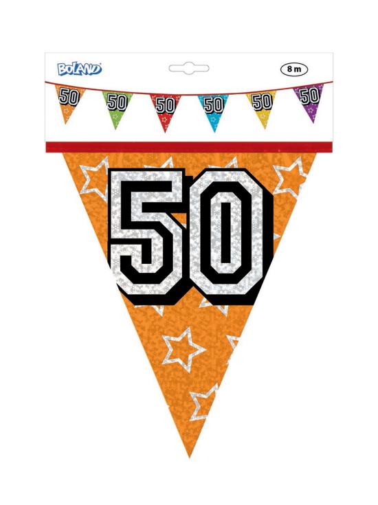 Banderines con número 50