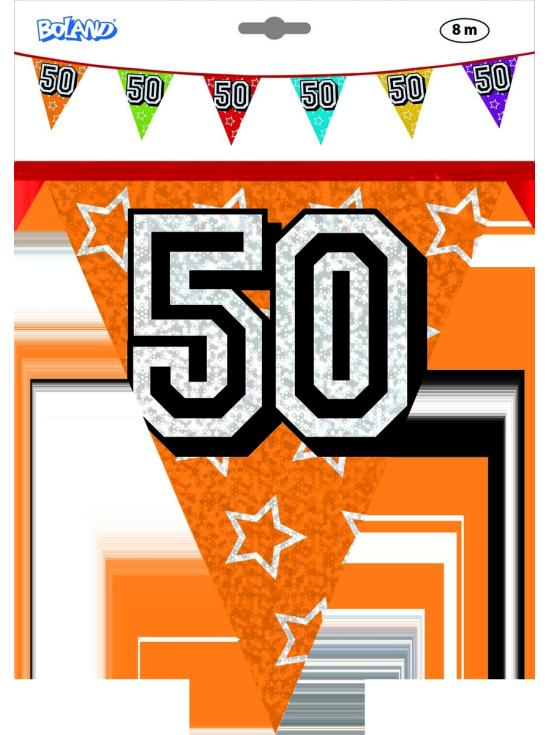 Banderines con número 50
