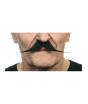 Bigote de francés fino negro para hombre