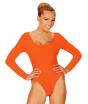 Body feminino laranja
