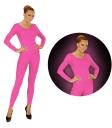 Body rosa fluorescente para mulher