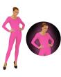 Body rosa fluorescente para mulher