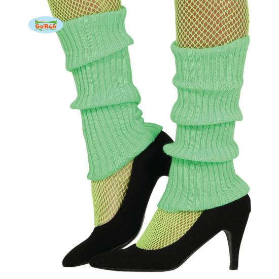 Calentadores de lana verdes para adulto Calentadores de lana verdes para adulto