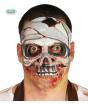 Careta de esqueleto momia de papel maché para adulto