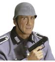 Casco de soldado gris para hombre