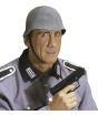 Casco de soldado gris para hombre