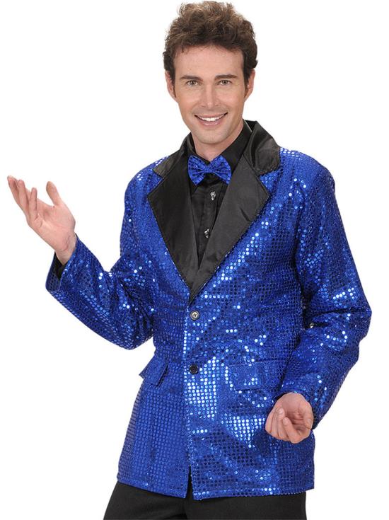 Chaqueta Lentejuelas azul  para hombre