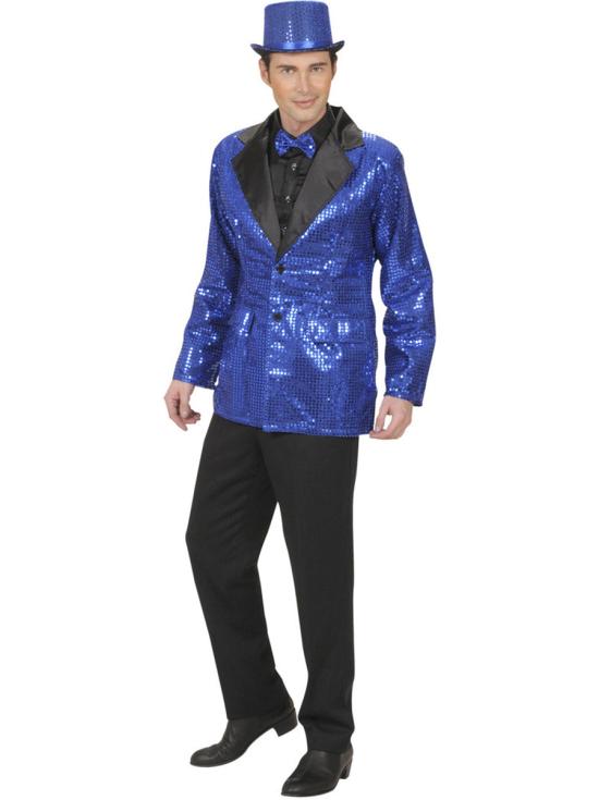 Chaqueta Lentejuelas azul  para hombre