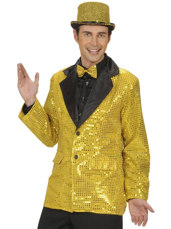 Chaqueta de Lentejuelas Dorada para hombre