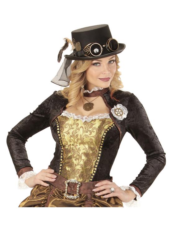 Collar reloj steampunk