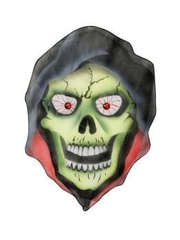 Calavera en chiffón con ojos piedra