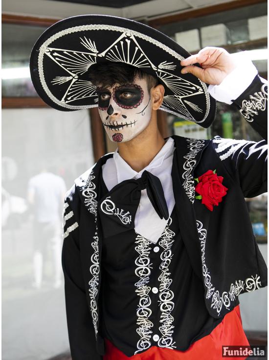 Disfraz Día de los Muertos señor Bones hombre
