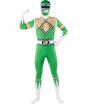 Disfraz Power Ranger verde segunda piel