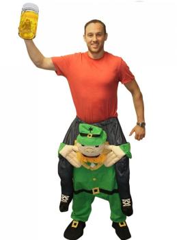 Disfraz a hombros de Leprechaun San Patricio