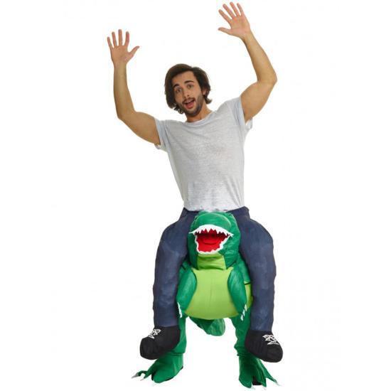 Disfraz a hombros de dinosaurio Disfraz a hombros de dinosaurio
