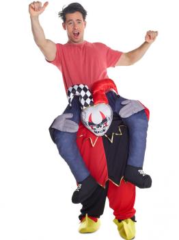 Disfraz a hombros de payaso Arlequín