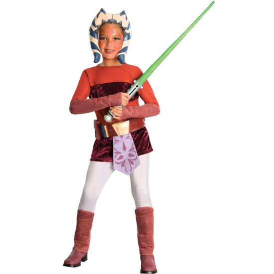 Disfraz de Ahsoka The Clone Wars deluxe infantil Disfraz de Ahsoka The Clone Wars deluxe infantil