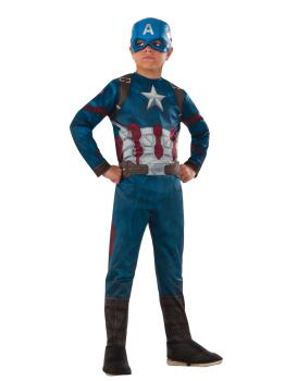 Disfraz de Capitán América Civil War deluxe para niño