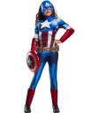 Disfraz de Capitán América Los Vengadores para niña