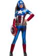 Disfraz de Capitán América Los Vengadores para niña
