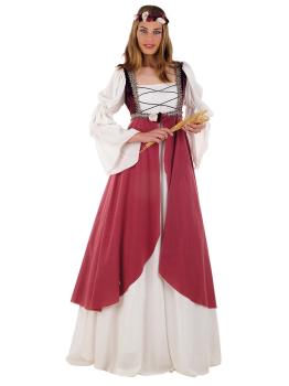 Disfraz Doncella Medieval Elena talla adulta