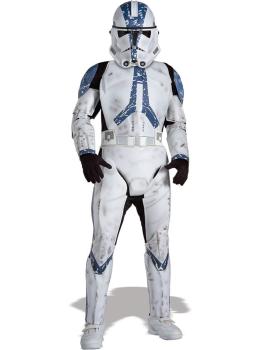 Disfraz de Clone Trooper Legión 501 Star Wars deluxe para niño