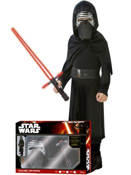 Disfraz de Kylo Ren con espada láser Episodio 7 para niño en caja