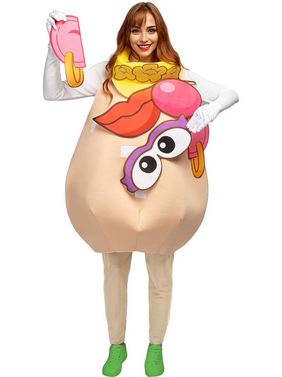 Fantasia de Sr. e Sra. Cabeça de Batata para Adultos