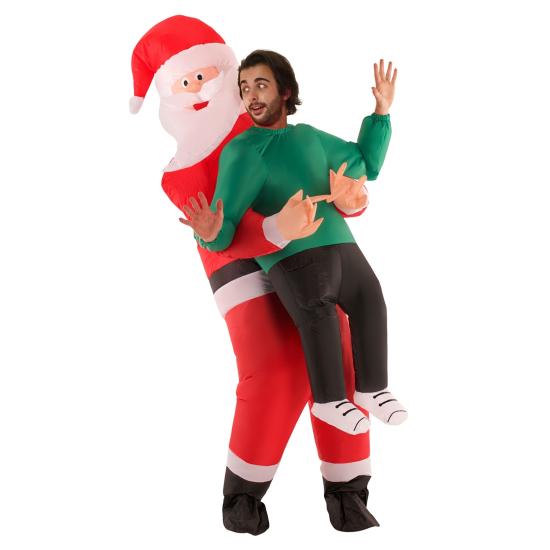 Disfraz de Papá Noel Pick Me Up hinchable para adulto