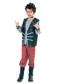 Disfraz de Rockero Punk para niño
