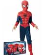 Disfraz de Spiderman para niño en caja