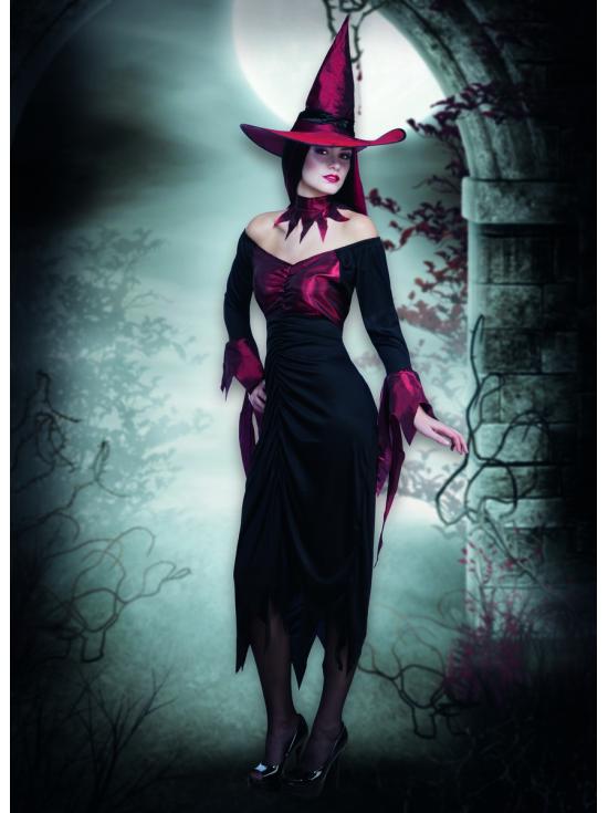 Disfraz de bruja tenebrosa para mujer