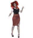 Disfraz de colegiala zombie para mujer talla grande