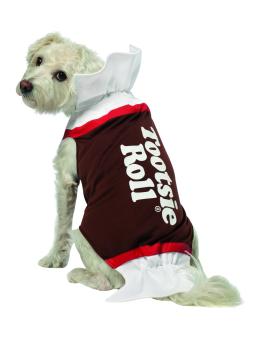 Disfraz de dulce de chocolate para perro