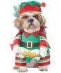 Disfraz de elfo navideño travieso para perro