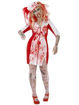 Disfraz Enfermera Sangrienta zombie talla grande