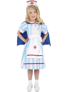 Disfraz de Enfermera Vintage infantil