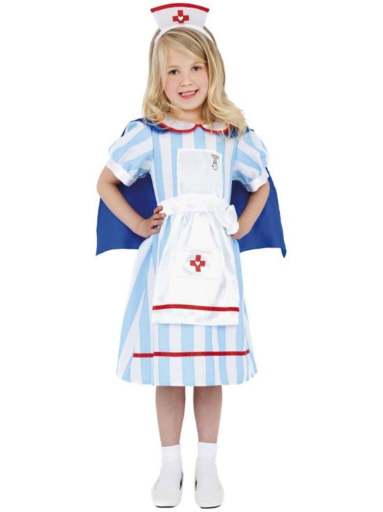 Disfraz de Enfermera Vintage infantil