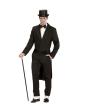 Disfraz de frac elegante para hombre talla grande