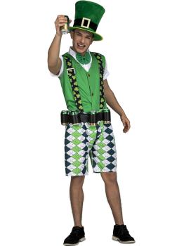Disfraz de leprechaun irlandés  para hombre