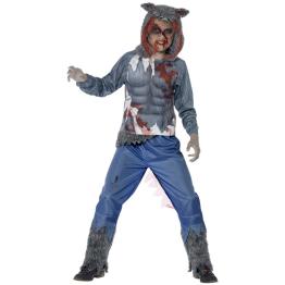 Disfraz Lobo zombie para niño