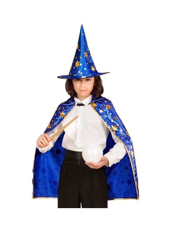 Disfraz Mago con Estrellas infantil