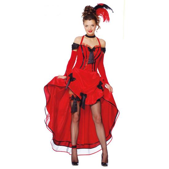 Fantasia de Can Can Woman adulta Fantasia de Can Can Woman adulta