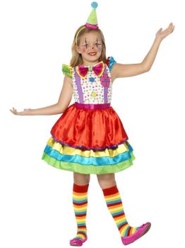 Disfraz de payasita divertida para niña