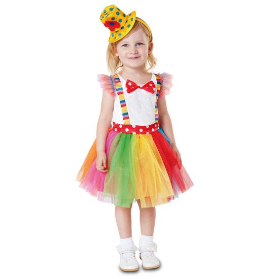 Disfraz de payasita tutú para bebé Disfraz de payasita tutú para bebé
