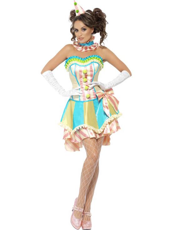 Disfraz Payasa Circo Vintage para mujer