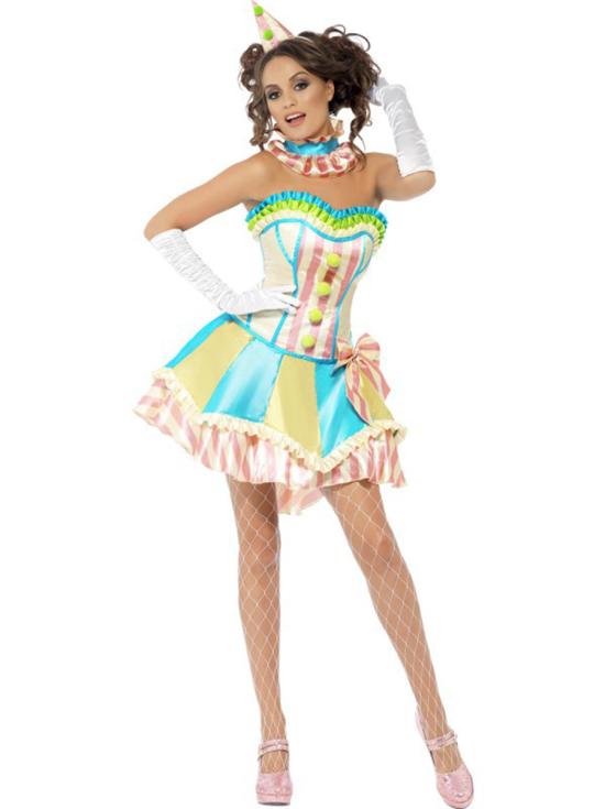 Disfraz Payasa Circo Vintage para mujer
