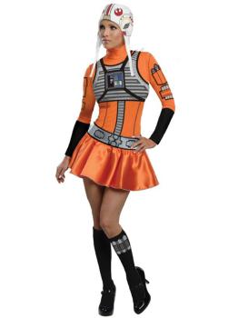 Disfraz de piloto X-Wing Star Wars para mujer